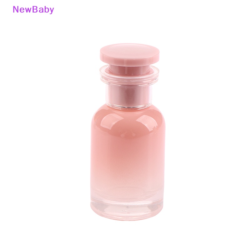 Newbaby 30ml Botol Kosong Kaca Tebal Tutup Hitam Fine Mist Bottle ID