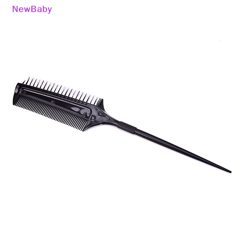 Newbaby Profesional Hairdressing Double Side Ting Combs Sikat Warna Rambut Alat Rambut ID