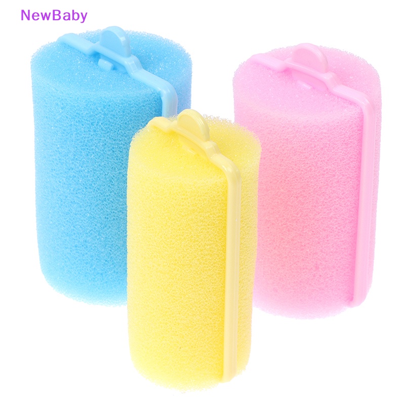 Newbaby Spons Ikal Curly Bergelombang Curly Profesional Styling Foam Busa Spons Lembut Roller ID