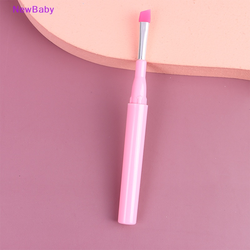 Newbaby 1Pc Profesional Alis Miring Datar Sikat Siku Alat Makeup Eyeliner ID