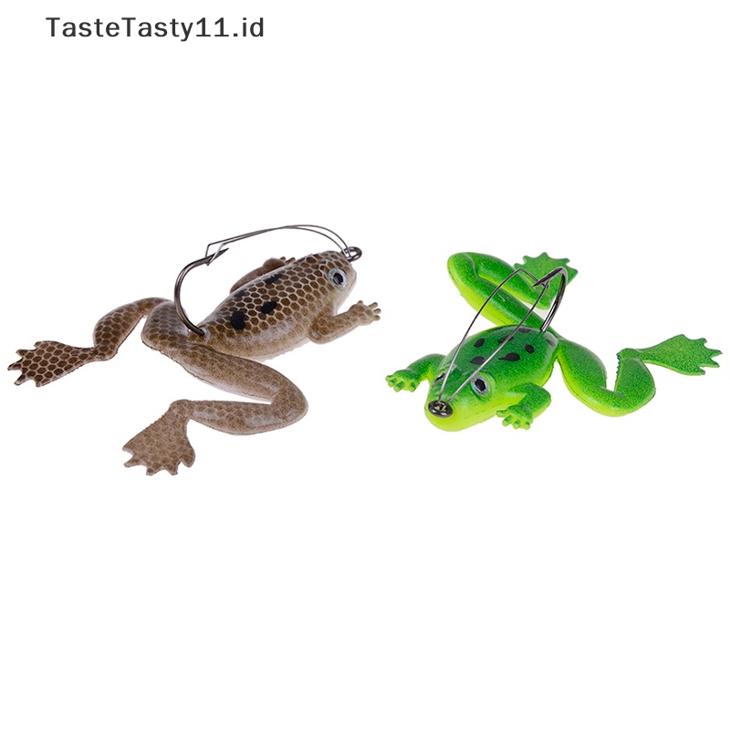 Tastetasty Frog Snakehead Fishing Lure Pensil Pancing Ikan Kecil Umpan Buatan Bass Hook.