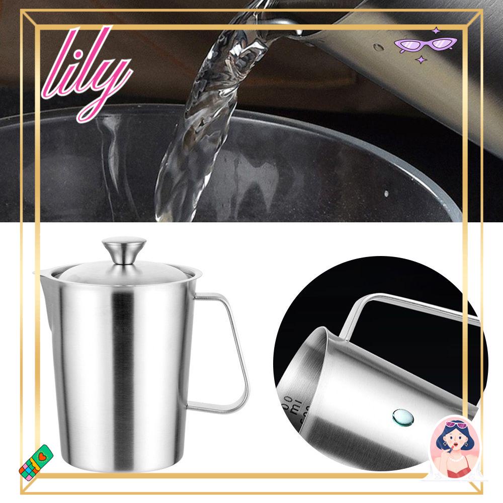 Lily 500ml Milk Frothing Pitcher Home Milk Frother Steamer Cup Stainless Steel Timbangan Kopi Susu