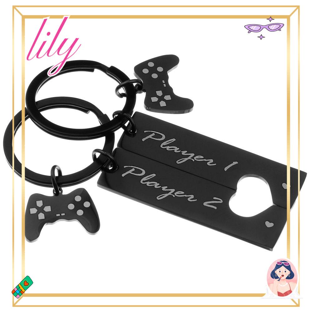 Gantungan Kunci Pegangan Konsol Game LILY Hadiah Baru High Quality Player1 &amp; Player2