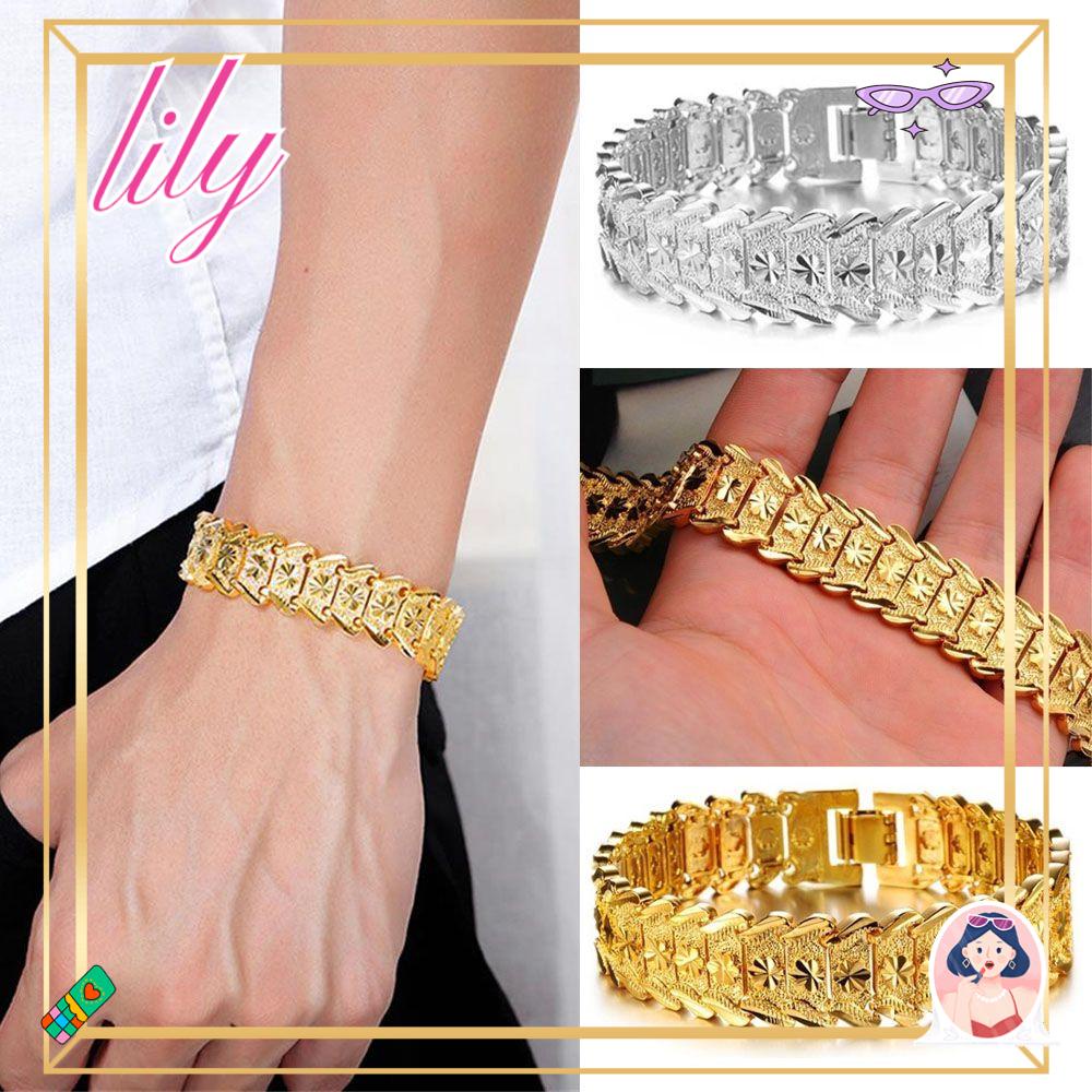 Lily Gold Gelang 18K Yellow Gold Baru Panas Aksesoris Fashion Perhiasan Hadiah