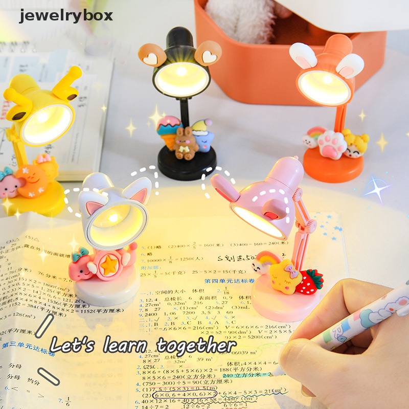 [jewelrybox] Lampu Lipat LED Mini Lampu Baca Suasana Lampu Malam Rumah Boneka Lampu Meja Butik