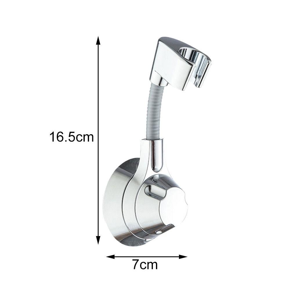 Populer Shower Head Holder Adjustable Kamar Mandi Multi Angle Rotasi Sprayer Dasar Tetap
