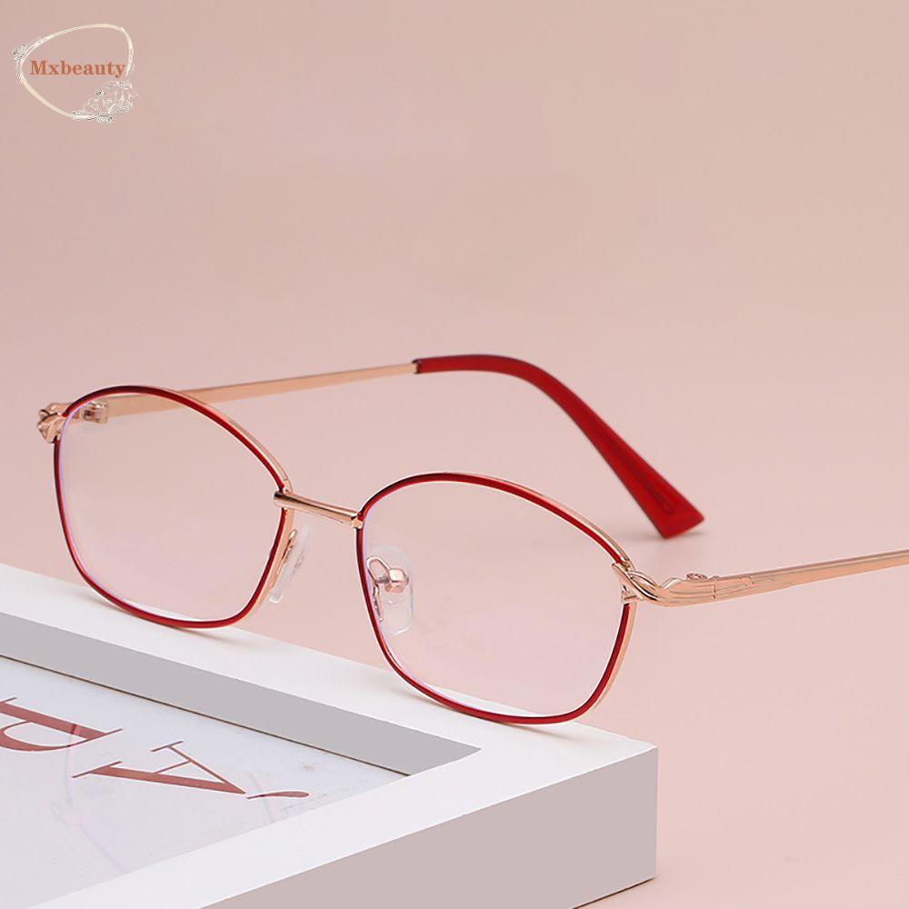 Mxbeauty Kacamata Presbyopic Kaca Mata Anti Radiasi Untuk Wanita Anti Blue Light Blocking Eyeglasses Metal Frame Pria Anti Radiasi Kaca Kacamata Baca