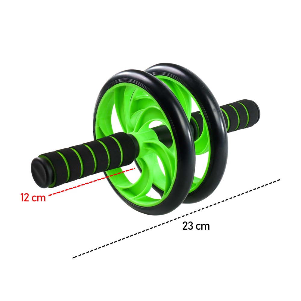 AB Wheel Sport Alat Gym Fitness Roller - YY-1601 - No Color