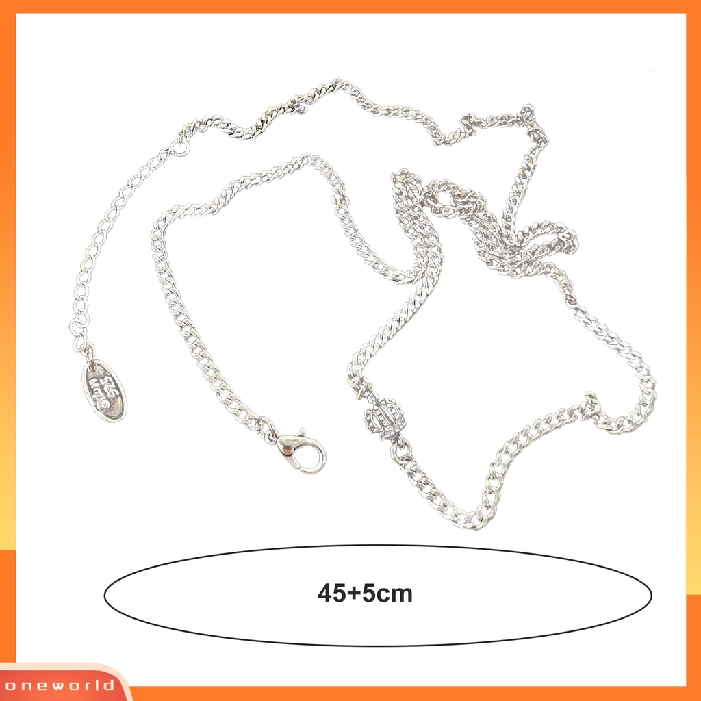 [EONE] Wanita Kalung Hollow Out Dekorasi Perhiasan Resizable Retro Pendant Necklace Untuk Pakaian Sehari-Hari