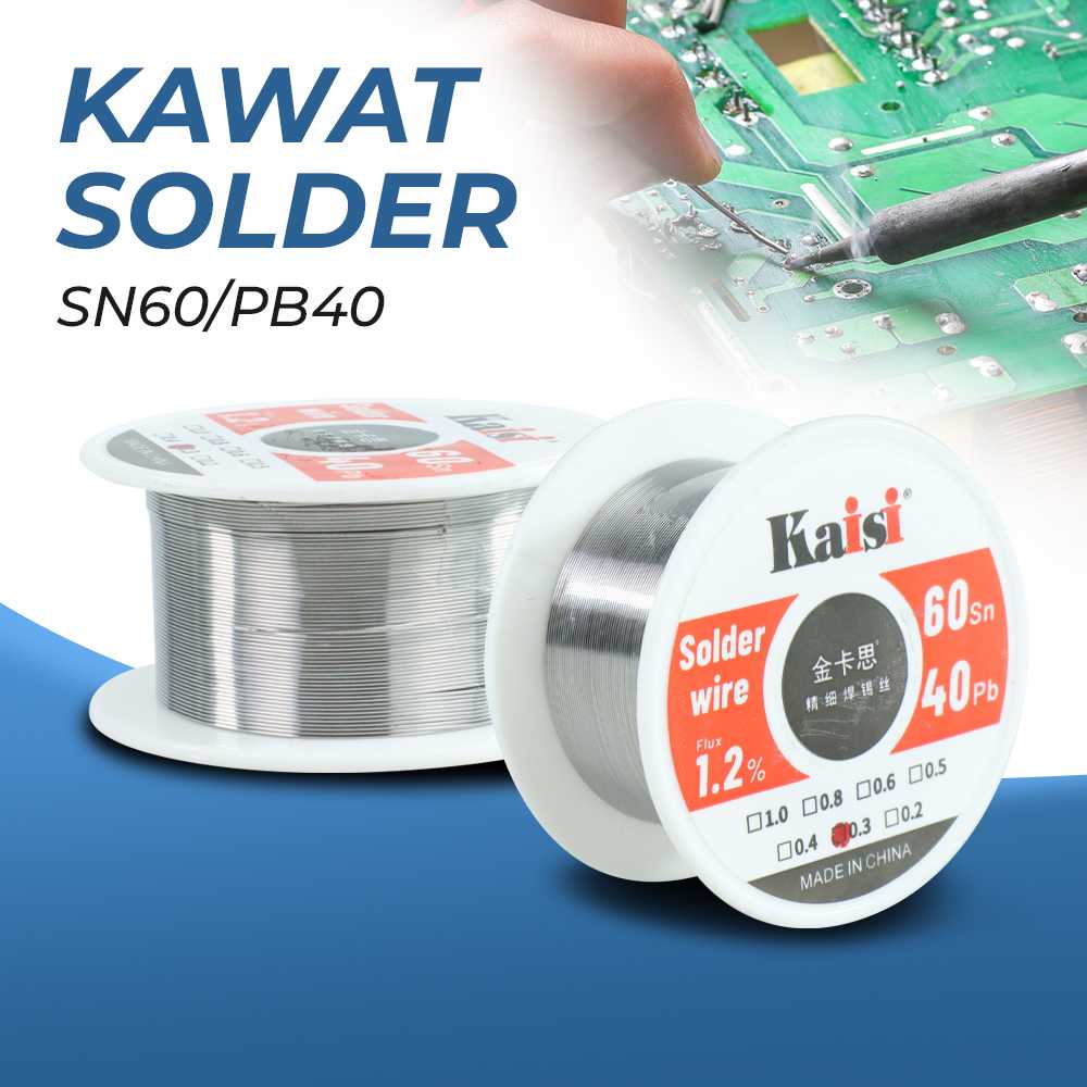 Kaisi Kawat Timah Solder Tin Lead Sn60/Pb40