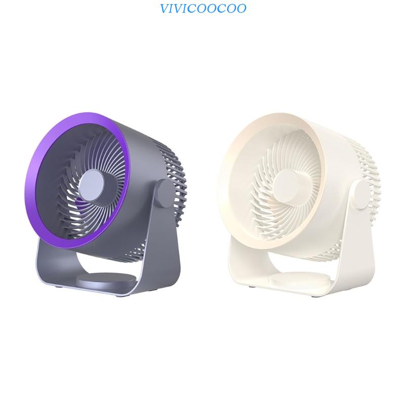 Vivi Air Circulator Fan Kipas Meja Rechargeable Kipas Angin Listrik Sirkulasi Udara Kecil