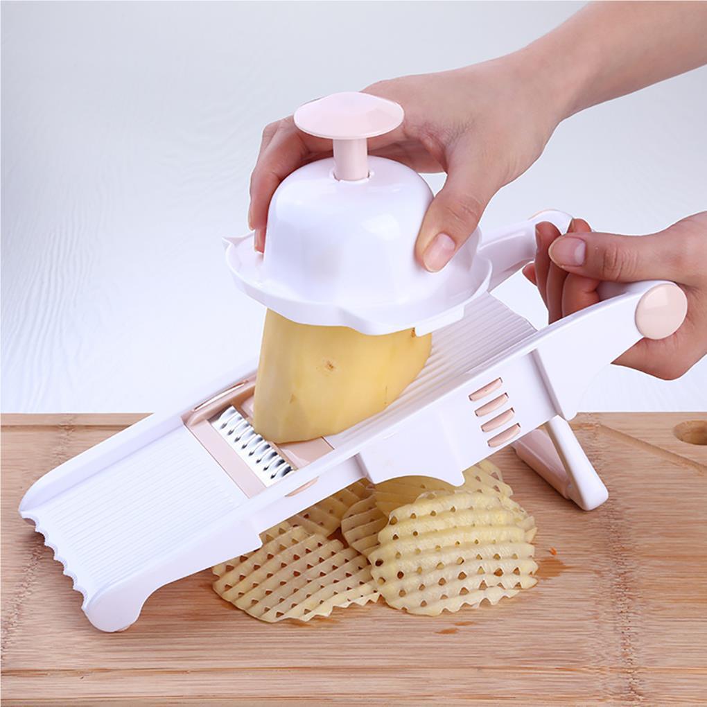 Alat Penghancur Dapur Multifungsi Penghancur Sayur Cepat Kentang Kawat Grater Slicer Food Chopper Parutan Keju