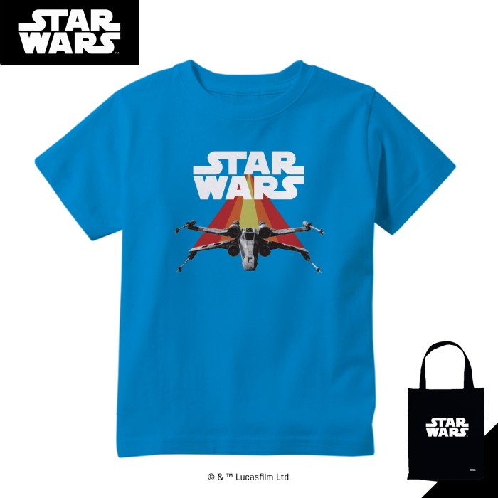 Tshirt Kids Kaos Anak Star Wars SWR26