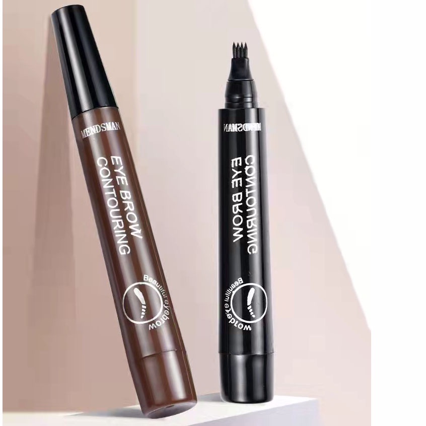 (COD) ready Anti Air Dan Tahan Lama Pensil Alis Tint My 4 Tip Waterproof  Eyebrow  Cetar