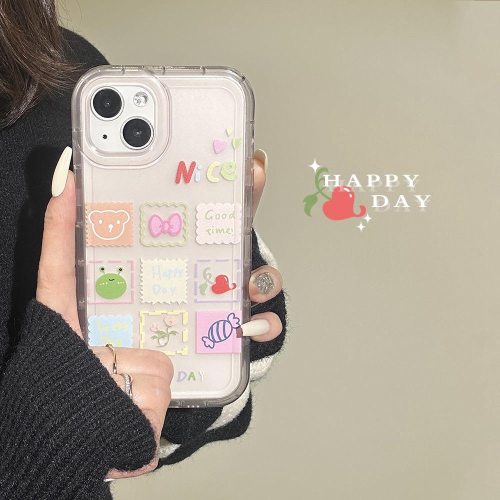 Cocok Untuk Iphone14 Pro Max iPhone Phone Case Airbag Protection Phone Case Kamera Tahan Guncangan Kompatibel Dengan Iphone13 13prm iPhone 11 7Plus 8Plus Xr XS 12 Pro Max 12mini 13mini Phone Case