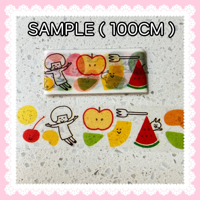 

Washitape sample mizutama fruit papier platz