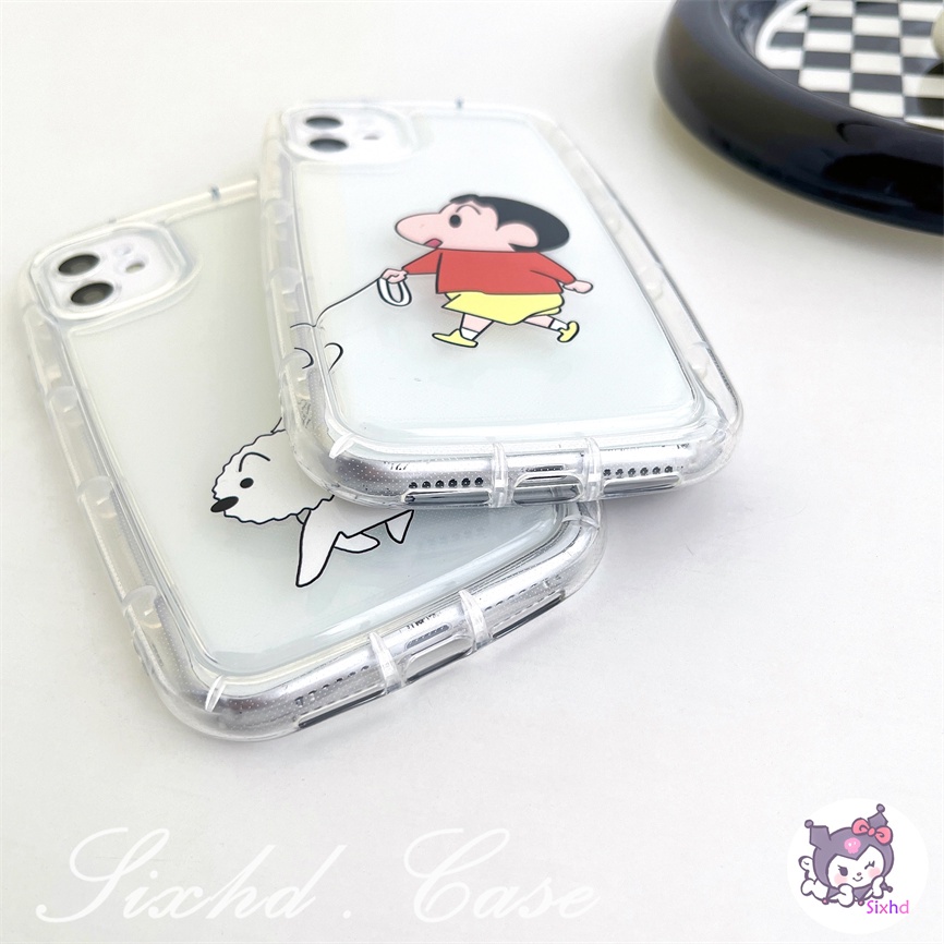 Untuk Samsung A04s A14 A13 A12 A23 A03 A22 A50 A50s A30s A32 A11 A54 A51 A52 A52s A72 M11 M22 M32 Fun Simple Dog Walking AirBag Case TPU Lembut Shockproof Pelindung Cover