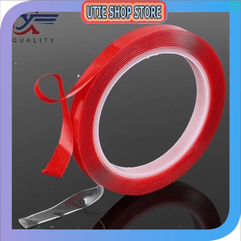 

UTIE STORE - XY Selotip Double Sided Tape Transparent Acrylic 3m - HL878