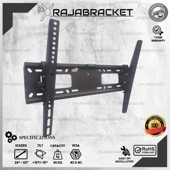 SALE Braket TV LED 24 - 55 inch, Bracket TV 24 32 40 43 50 55 inch Flexibel - Non TV Samsung Termura