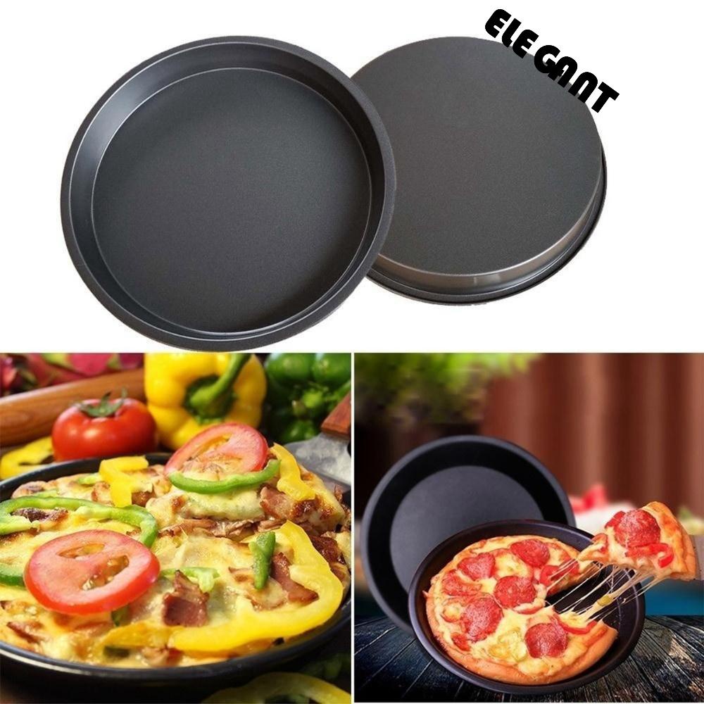 [Elegan] Loyang Pizza Bulat Bakeware Oven Baking Tools Cetakan Nampan