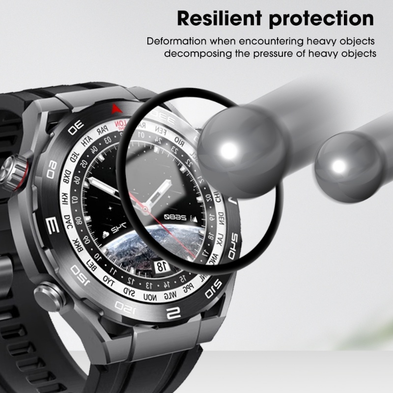 Hd Composite Film for HUAWEI Watch Ultimate/Full Coverage Pelindung Layar Untuk Jam Tangan Garmin Aksesoris Anti Gores