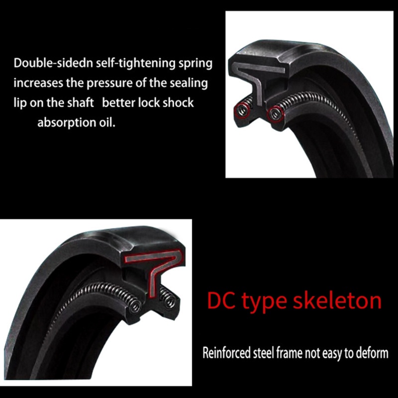 Cre 35x48x11mm Suku Cadang Motor Garpu Depan Segel Debu Dan Minyak Untuk Peredam Shock Absorber Motor