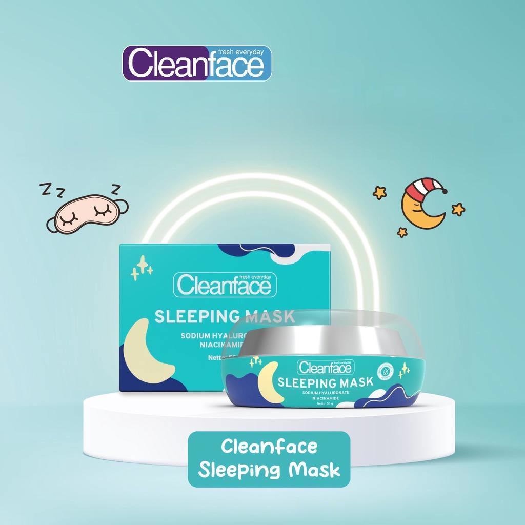★ BB ★ Cleanface Sleeping Mask 50gr-  Masker Wajah