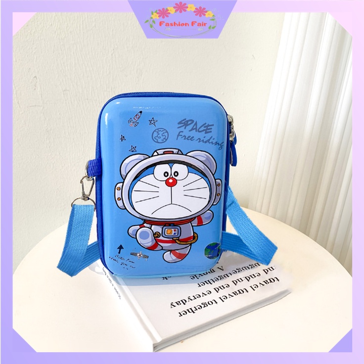 FASHION FAIR - D6139 Tas Selempang Karakter / Sling Bag Fashion Korea / Sling Bag Hardcase Motif Lucu / Tas Selempang Style Korea / Tas Selempang Anak