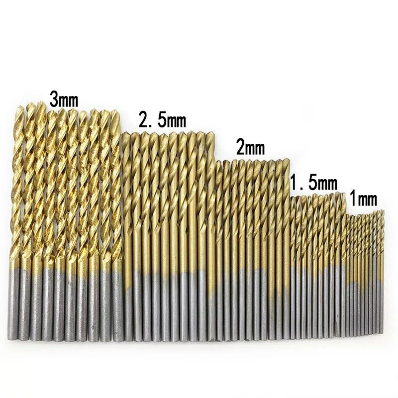 Set Kumplit Mata Bor Baja Ringan Mata Bor Pcb 0.6-3mm