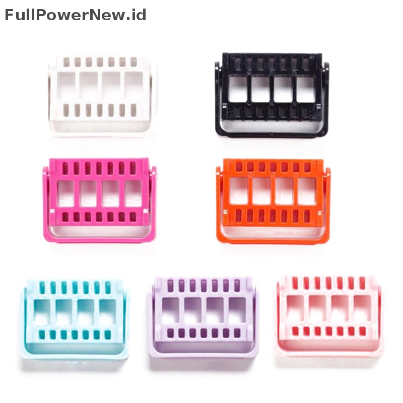 Power Manicure Alat Kepala Gerinda Display Stand 16 Lubang Gerinda Head Rack Storage Box ID