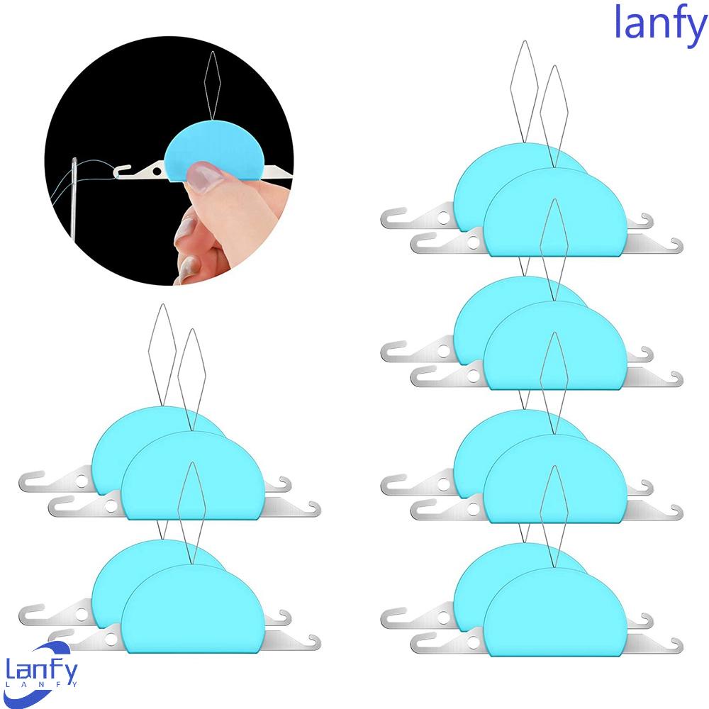 Lanfy Needle Threader 1per3/6pcs DIY Perlengkapan Rumah Membantu Tangan|Kawat Loop Kerajinan Jahit