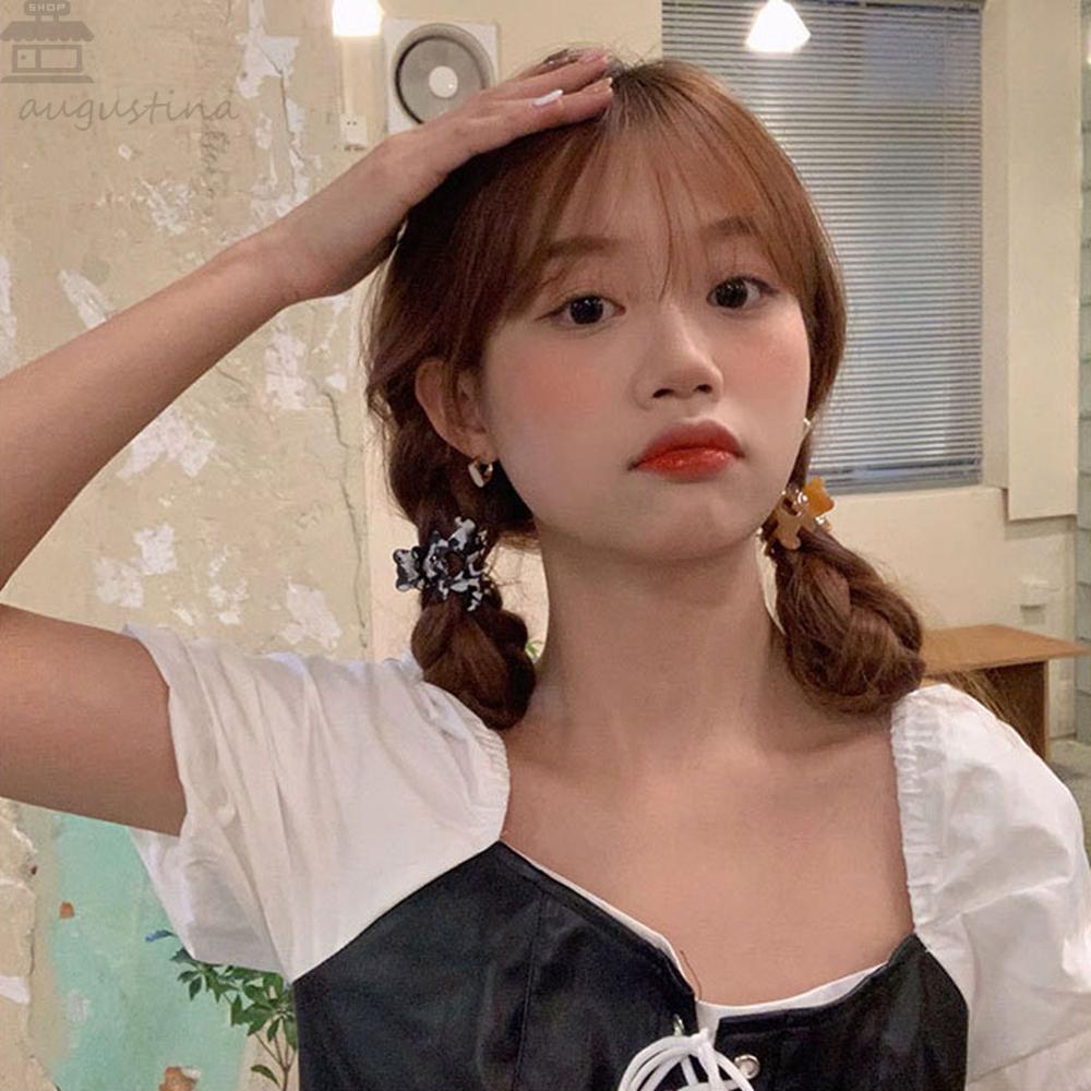 Agustina Bear Hair Claw Jepit Rambut Anak Perempuan Asetat Lucu Manis Korea