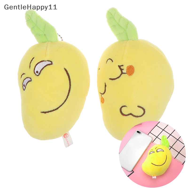 Gentlehappy 1Pc 12cm Imut Mango Plush Stuffed Toys Korea Buah Bantal Ekspresi Lucu Mango id