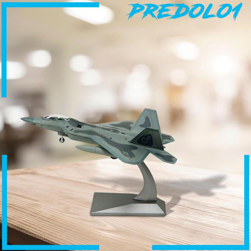 [Predolo1] Pesawat Model Display Fighter F22 Skala1 Untuk Rak TV Cabinet