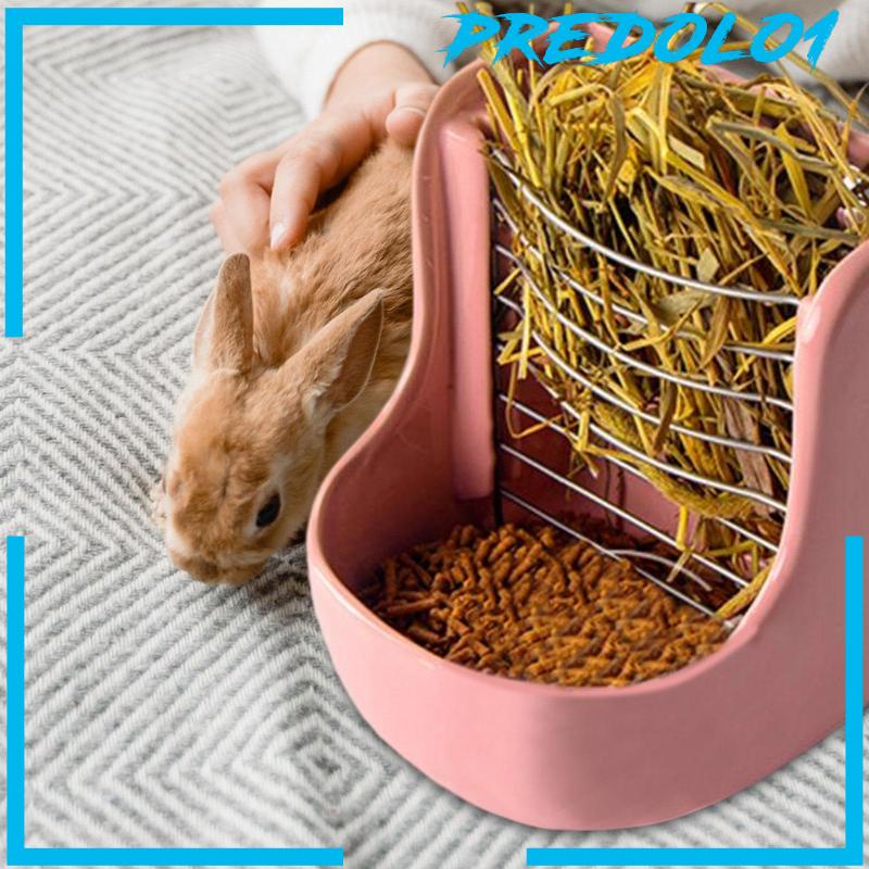 [Predolo1] Rabbit Hay Holder 2in1 Tempat Makan Kelinci Untuk Hewan Kecil Hamster Chinchilla