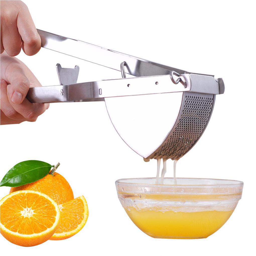 Potato Masher Vegetable Fruit Ricer Manual Tangan Stainless Steel Untuk Puree Fruit Juicer