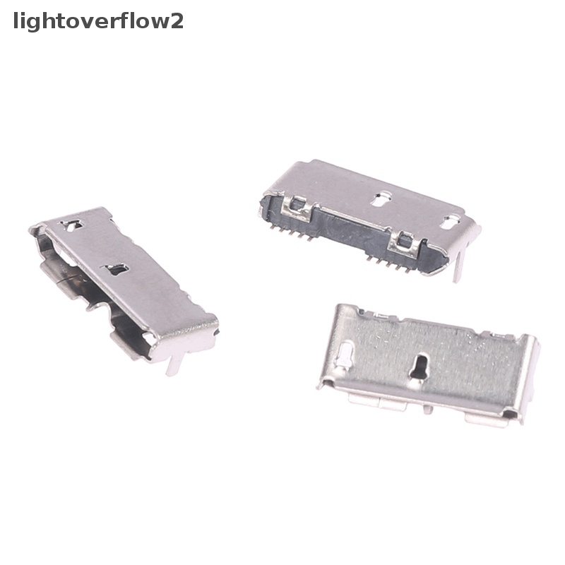 [lightoverflow2] 3pcs G42Y Micro USB 3.0 B Type SMT Female Socket Connector Untuk Hard Disk Drives Antarmuka Data [ID]