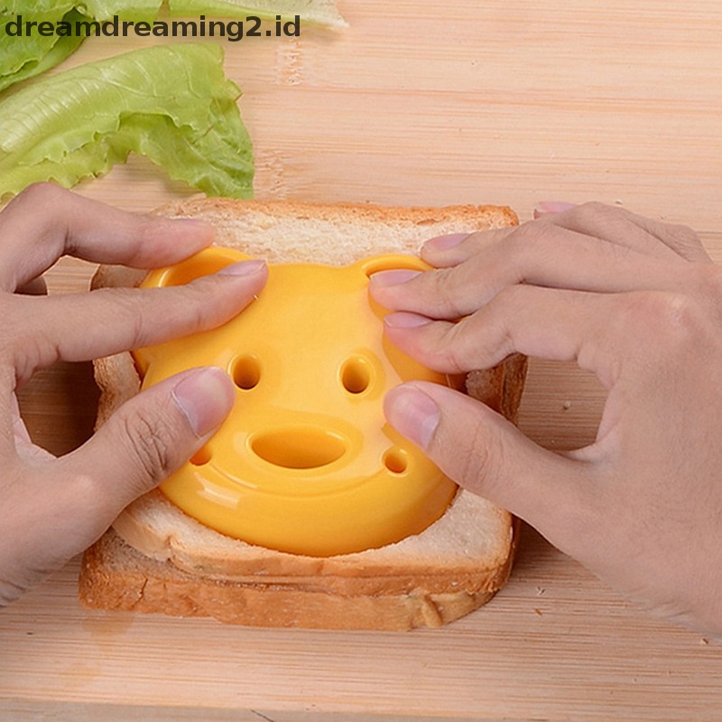 (drea) Cetakan Sandwich Kartun Roti Beruang Cookie Cake Cutter Mold Tools Dapur Cupcake//