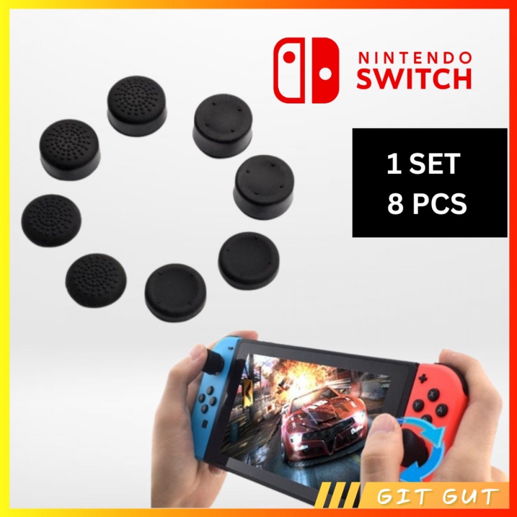 Nintendo Switch Joycon Analog Thumb Grip Controller Cap - 1 set 8 pcs