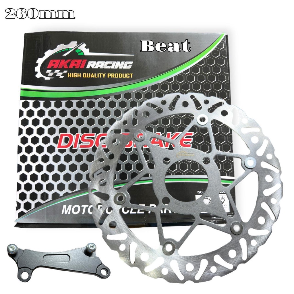 Akai Racing Store - Piringan Cakram Depan Disc Brake Model Psm Motor Vario Beat Ukuran 260mm