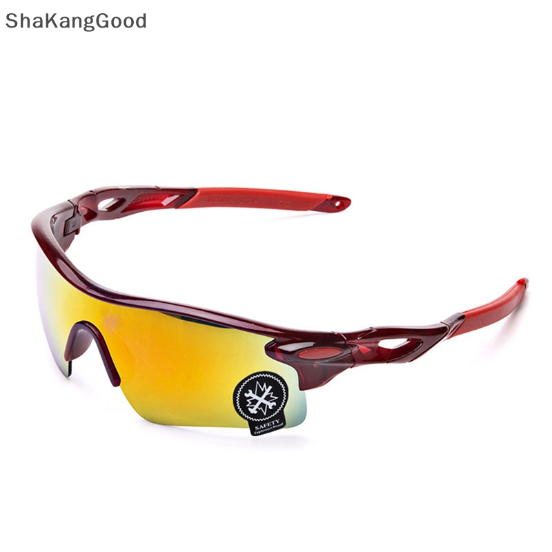 Skid Outdoor Sport Cycling Eyewear Kacamata Sepeda UV400 Kacamata Olahraga Memancing SKK