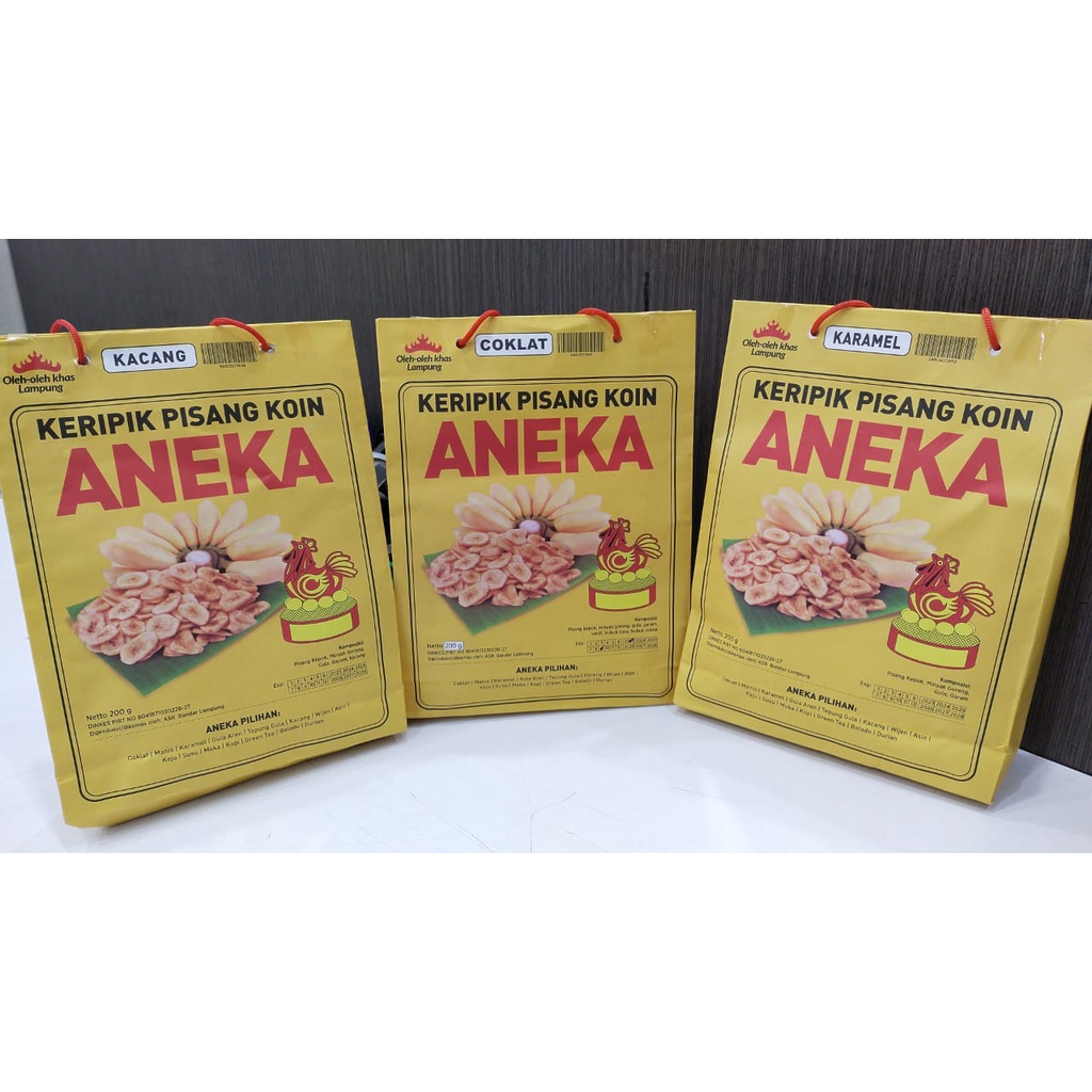 Keripik Pisang Koin Aneka 200gr