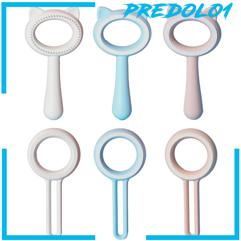 [Predolo1] Sikat Anjing Sisir Anjing Tahan Lama Pet Slicker Brush Pet Grooming Comb Perlengkapan Hewan Peliharaan