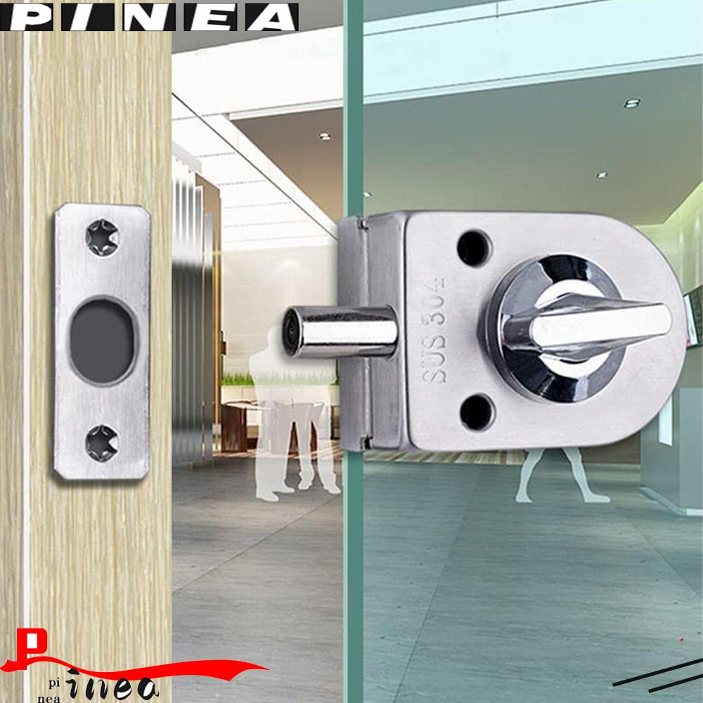 Kunci Pintu Kaca Nanas304 Stainless Steel Pengaman Rumah Anti Maling Single Bolt