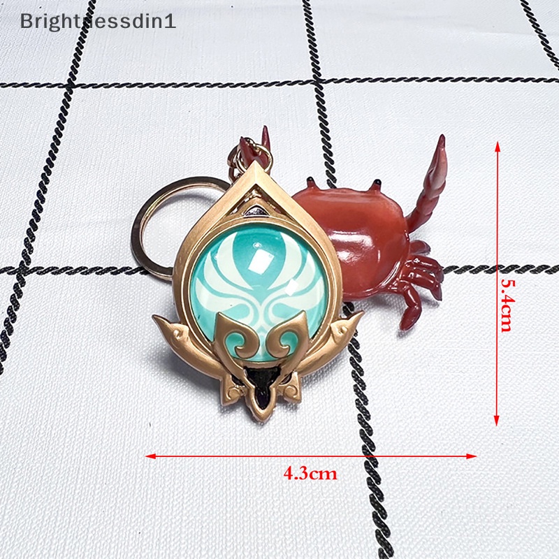 [Brightnessdin1] Gantungan Kunci Anime Genshin Impact Vision Element God's Eye Untuk Pria Gantungan Kunci Mobil Wanita Aksesoris Tas Lucu Liontin Gantungan Kunci Hadiah Butik