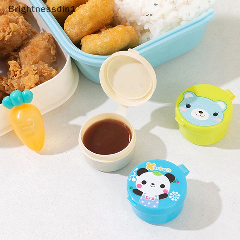 [Brightnessdin1] Botol Saus Bumbu Mini Lucu Portable Kecap Salad Dressing Container Bento Butik