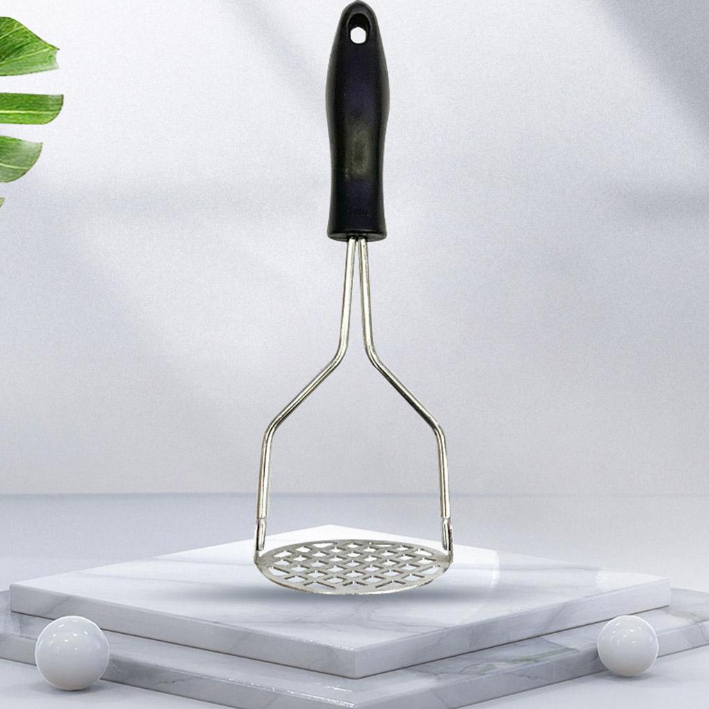 Manual Potato Masher Mashed Making Tools Fruit Press Garlic Crusher Lubang Gantung Gagang Halus Untuk Memasak Accs