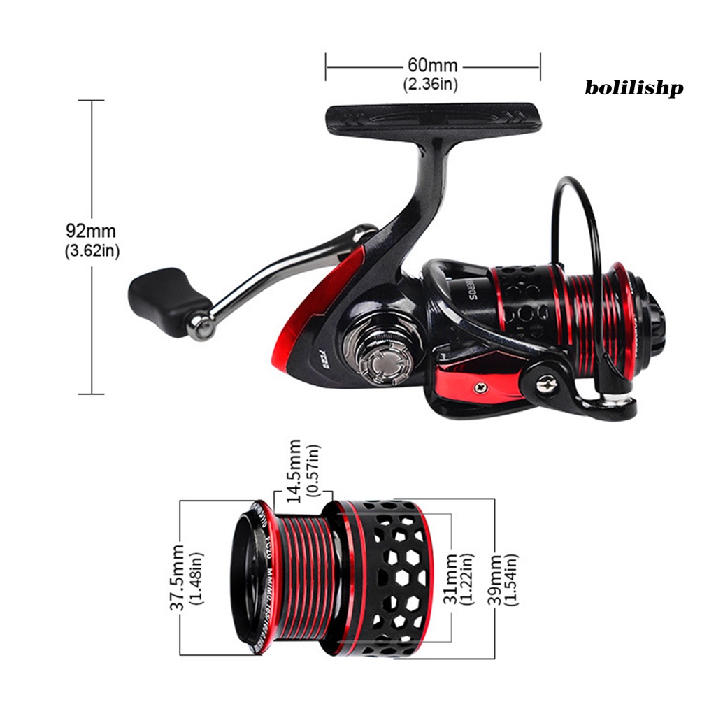 Bo-proberos Spinning Reel 3BB 11KG KN 5.1: 1ultra-light Halus High-speed Metal Long Casting Sea Fishing Wheel Alat Pancing