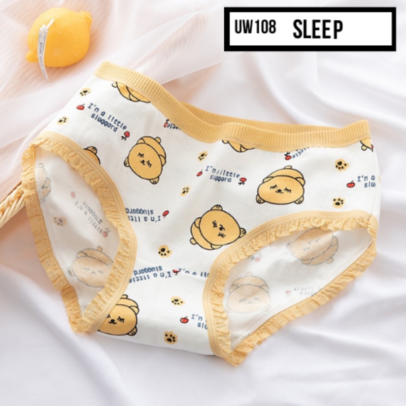 Celana Dalam Wanita Karakter Kartun Renda Lucu Pakaian Dalam Remaja