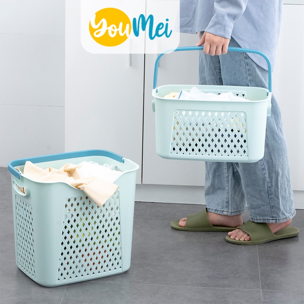 Keranjang Laundry Sabun Pakaian Baju Kotor ( Size S dan L ) Basket Bag Aesthetic 1260
